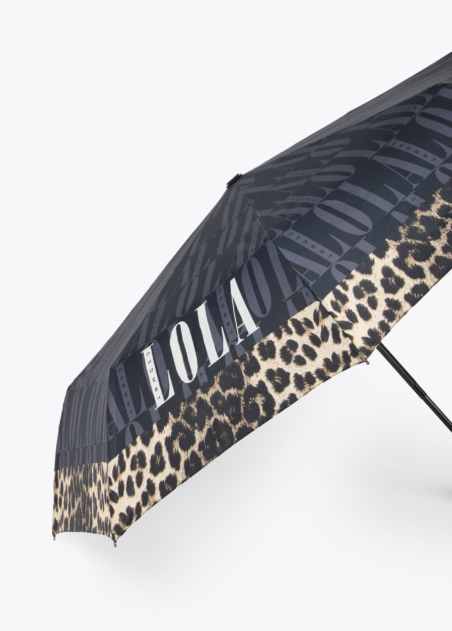 Automatic umbrella with Lola and leopard