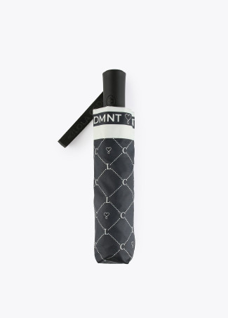 Automatic umbrella with black LC print