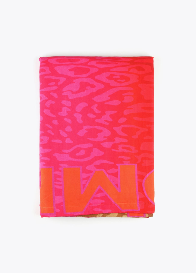 Animal print towel in different colours