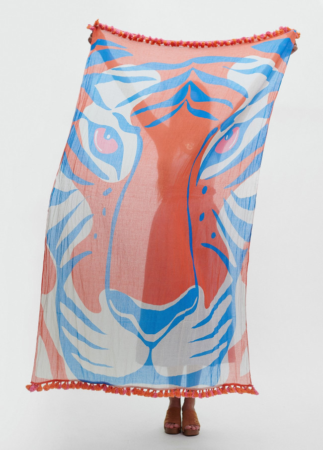 Tiger head sarong