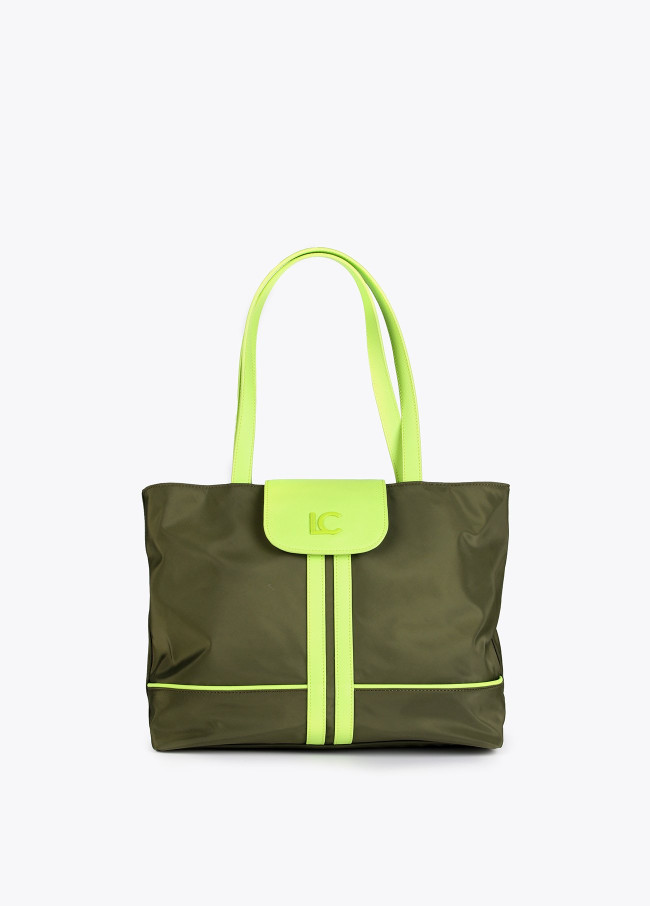 Tote bag with neon details