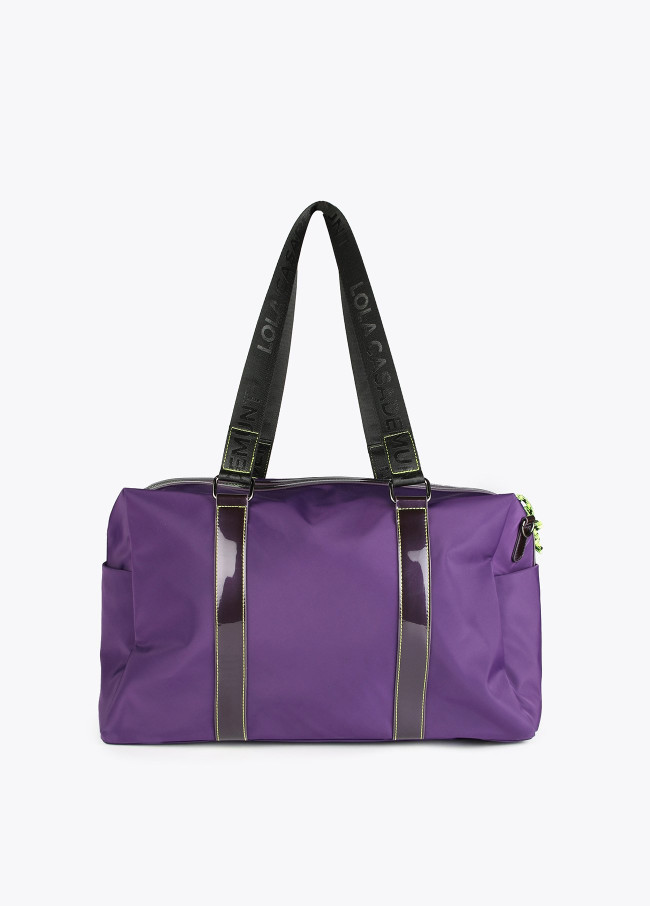 Neon logo weekend bag 2