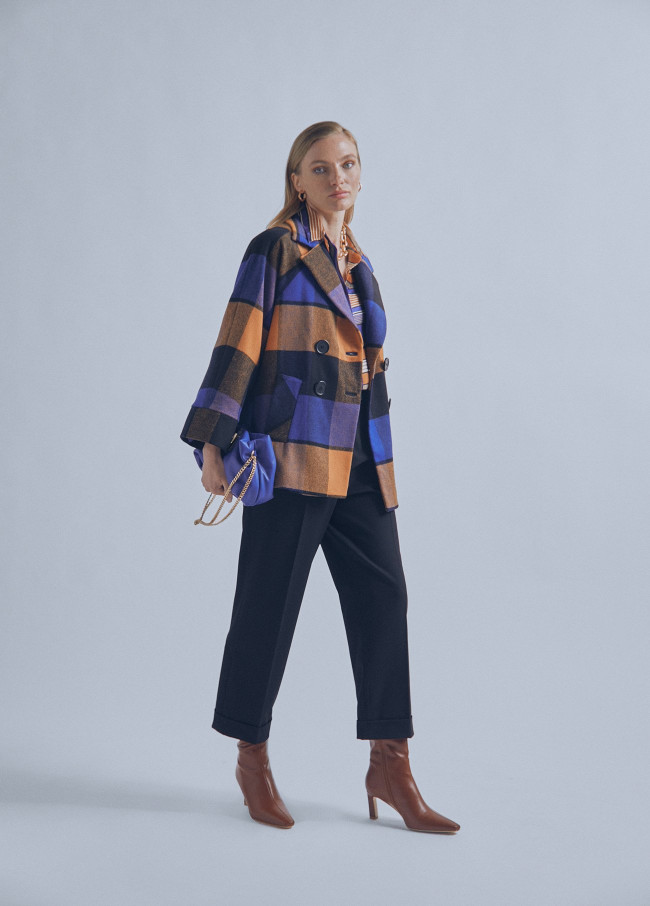 Check cloth jacket 2