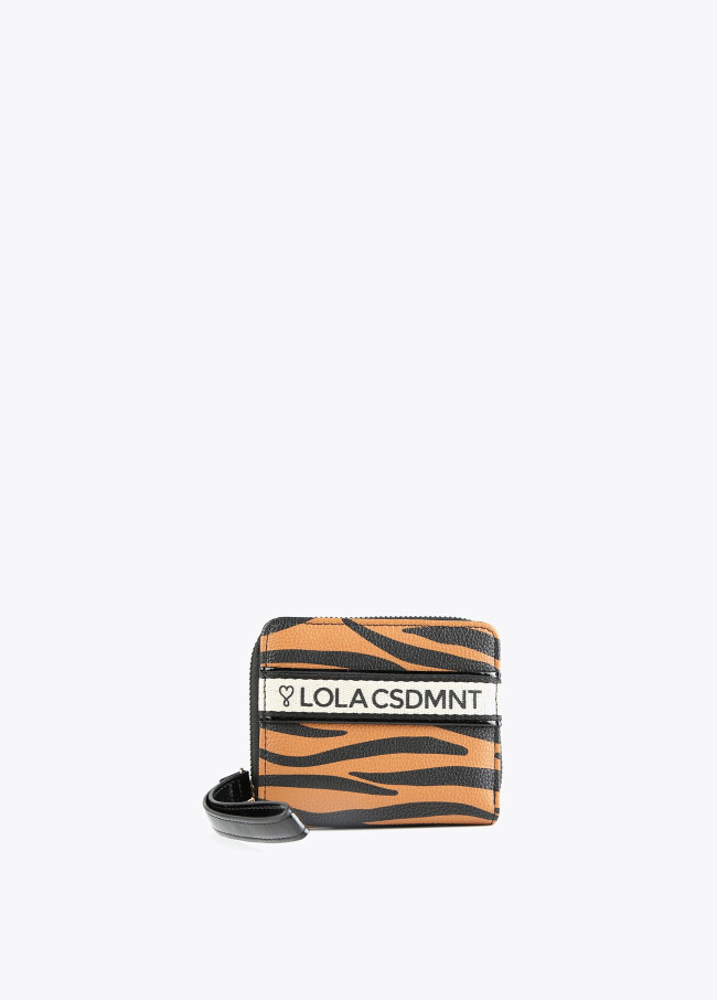Zebra print purse
