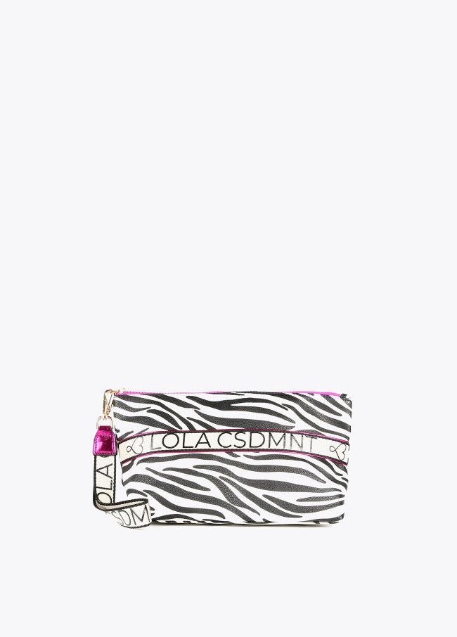 Lola Casademunt - Authenticated Handbag - Cloth Pink Abstract for Women, Very Good Condition