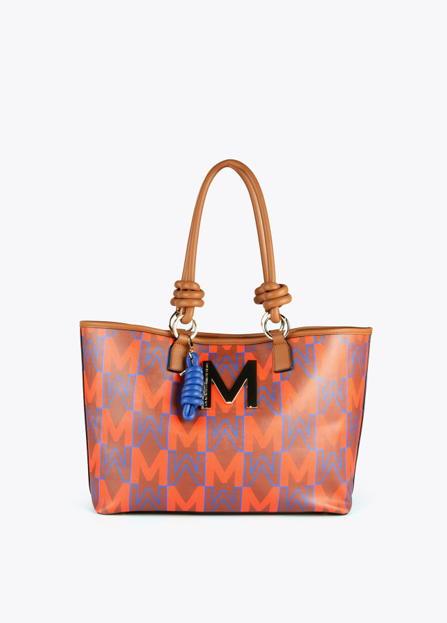 Monogram Tote Chain Bag 