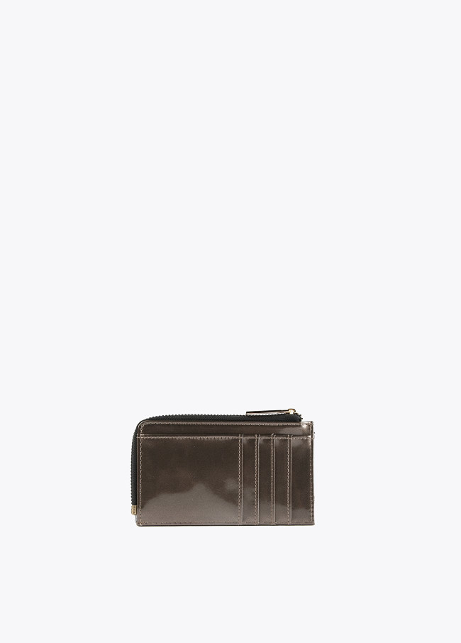 Patent leather card holder 2