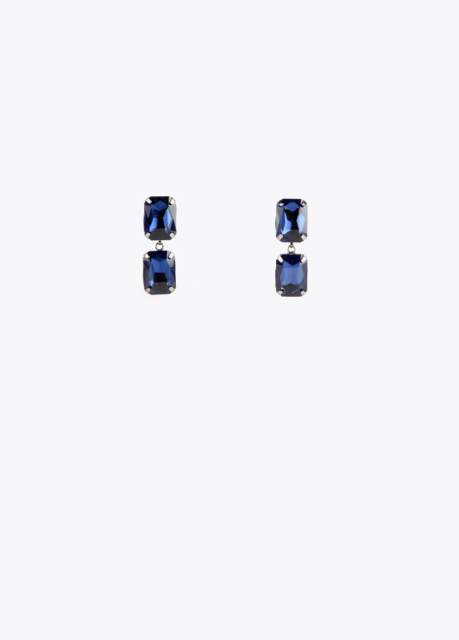 Crystal charms earrings