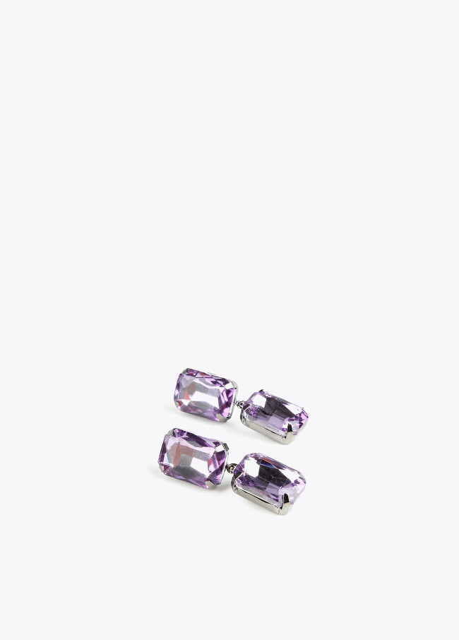 Crystal charms earrings 2