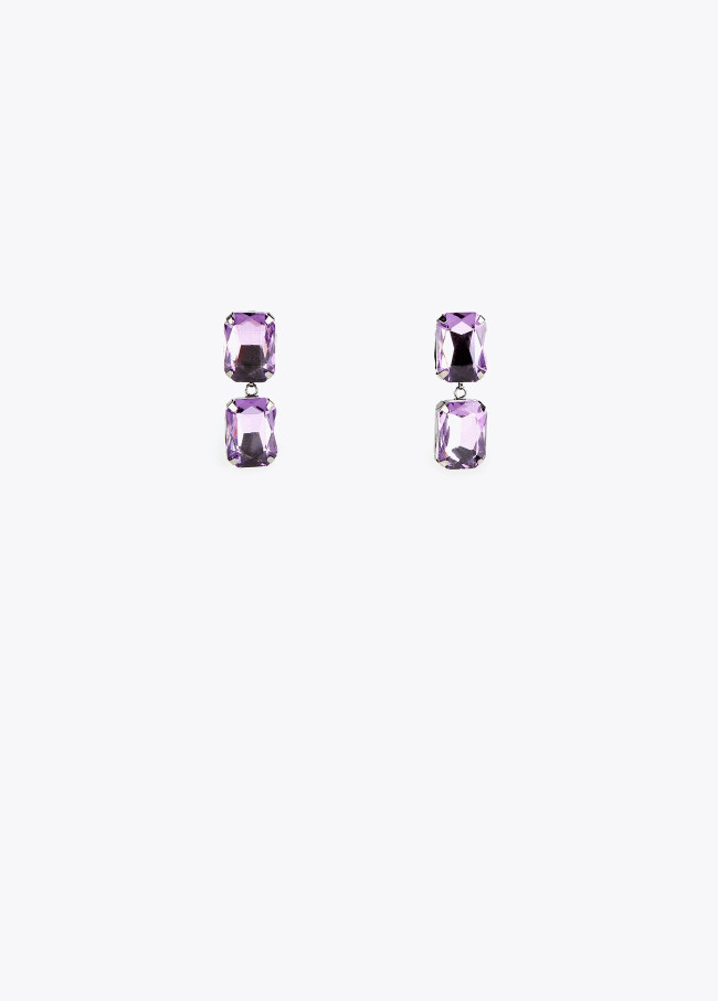 Crystal charms earrings