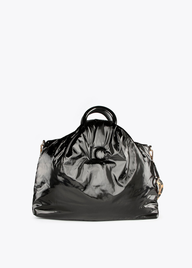 Shiny tote bag