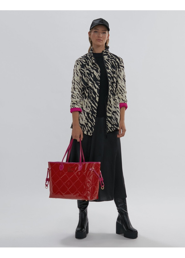 Zebra print coat 2