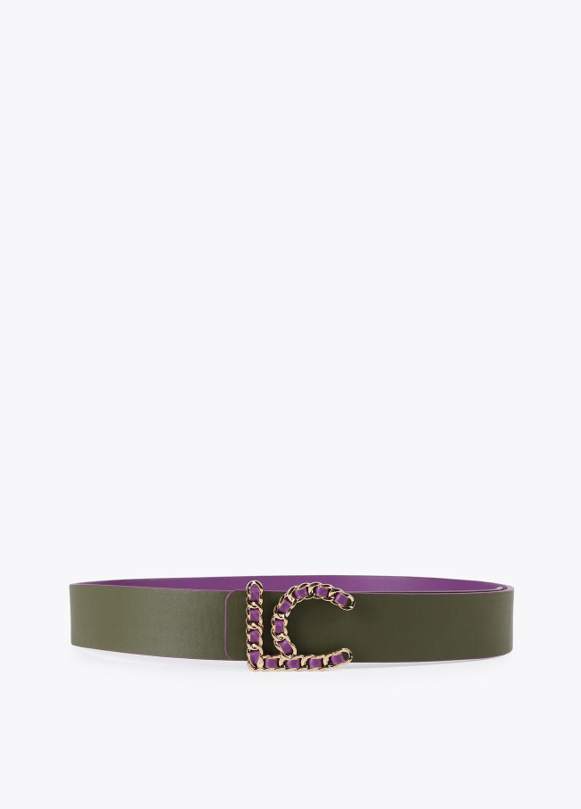 LC braided buckle belt