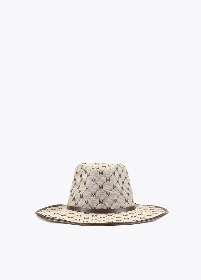 Chapéu estampado monograma 2