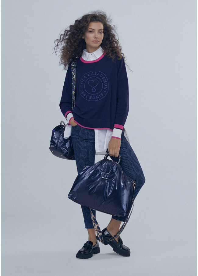 Pullover dettaglio polsini