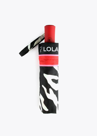 Automatic zebra print umbrella