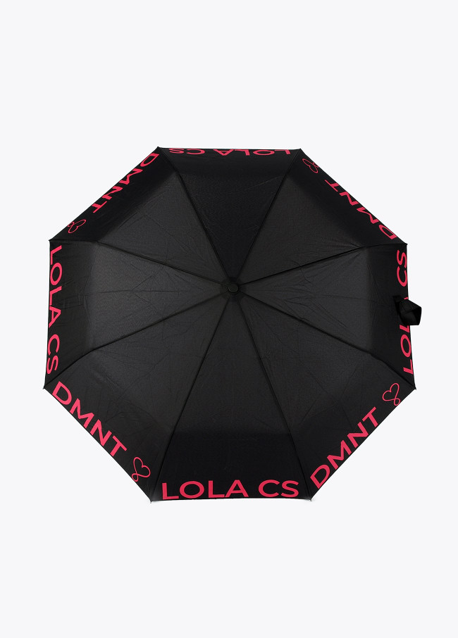 Paraguas pequeño negro automático