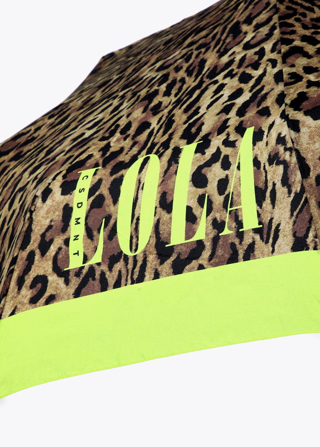 Paraguas pequeño automático animal print
