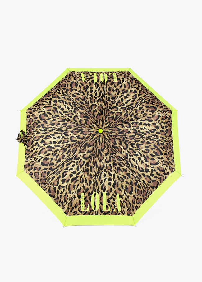 Paraguas pequeño automático animal print