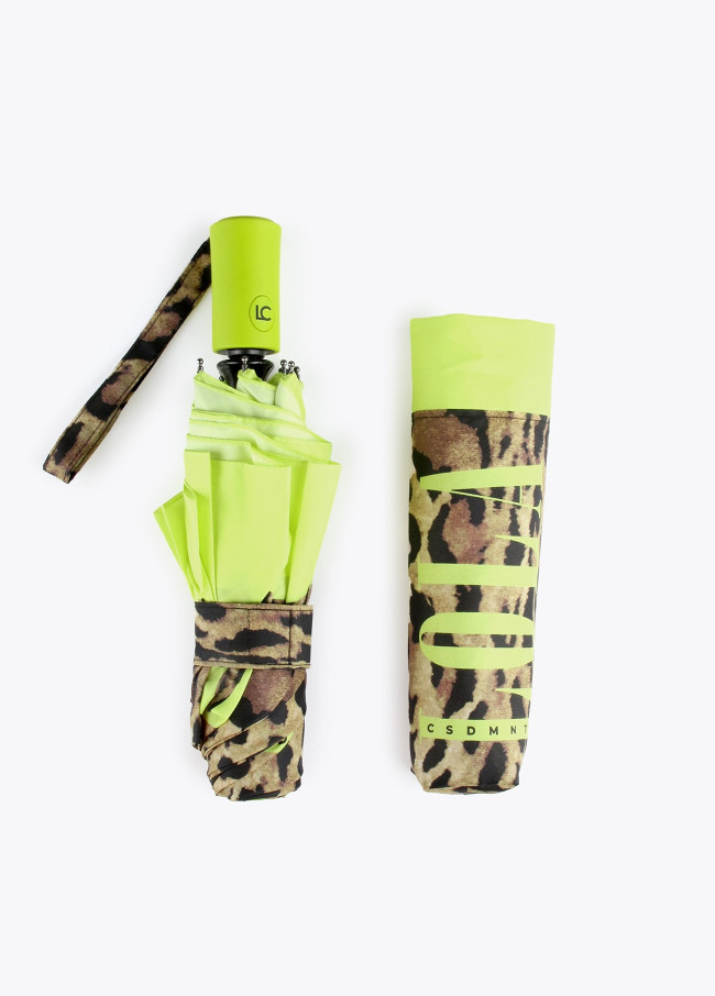 Automatic animal print umbrella