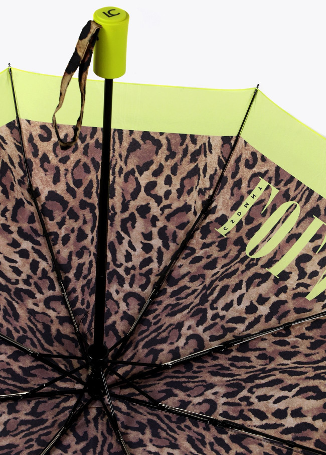 Automatic animal print umbrella