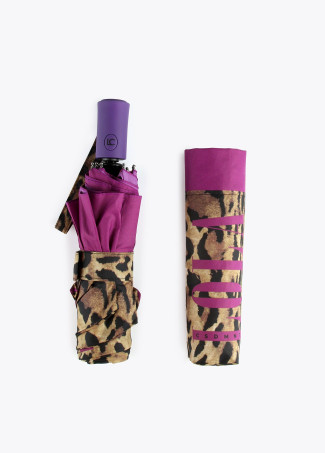 Automatic animal print umbrella
