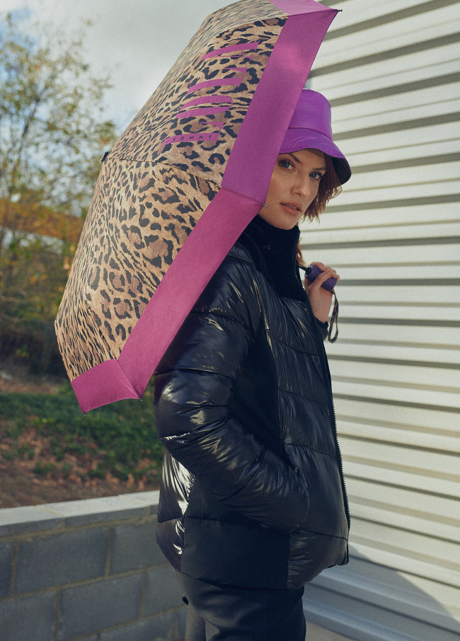 Automatic animal print umbrella
