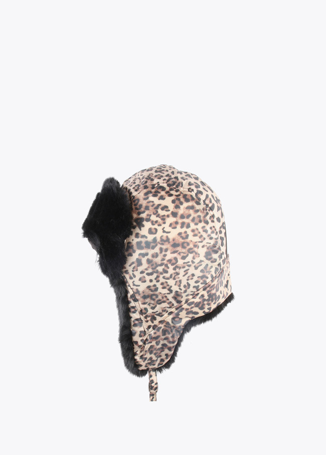 Leopard print hat