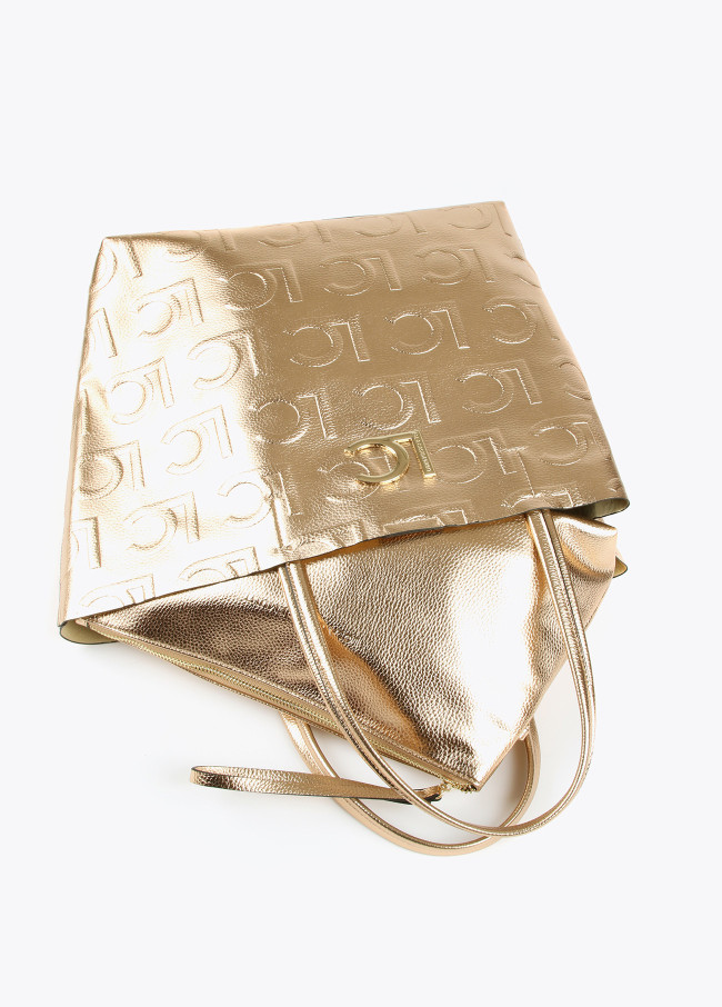 Metallisierter Shopper