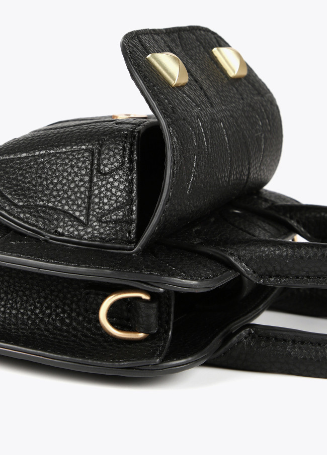 Mini-sac besace avec logo gravé