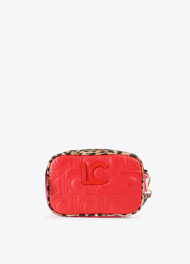 Lola glossy logo online crossbody bag