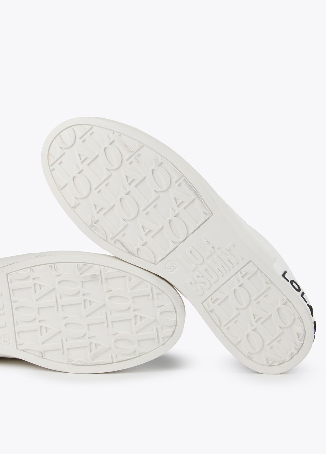 Sneaker dettagli stampa animalier
