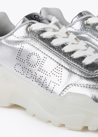 Metallic sneakers