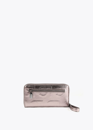 Large metallic wallet