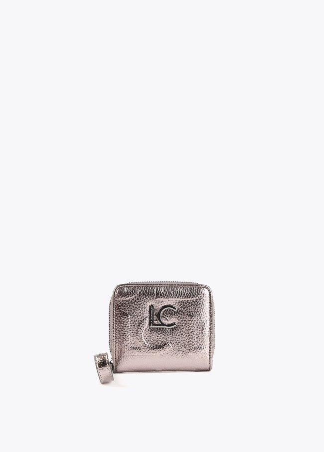Kleine, metallisierte Brieftasche