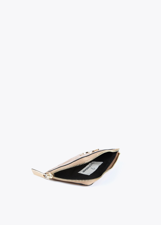 Metallic card holder