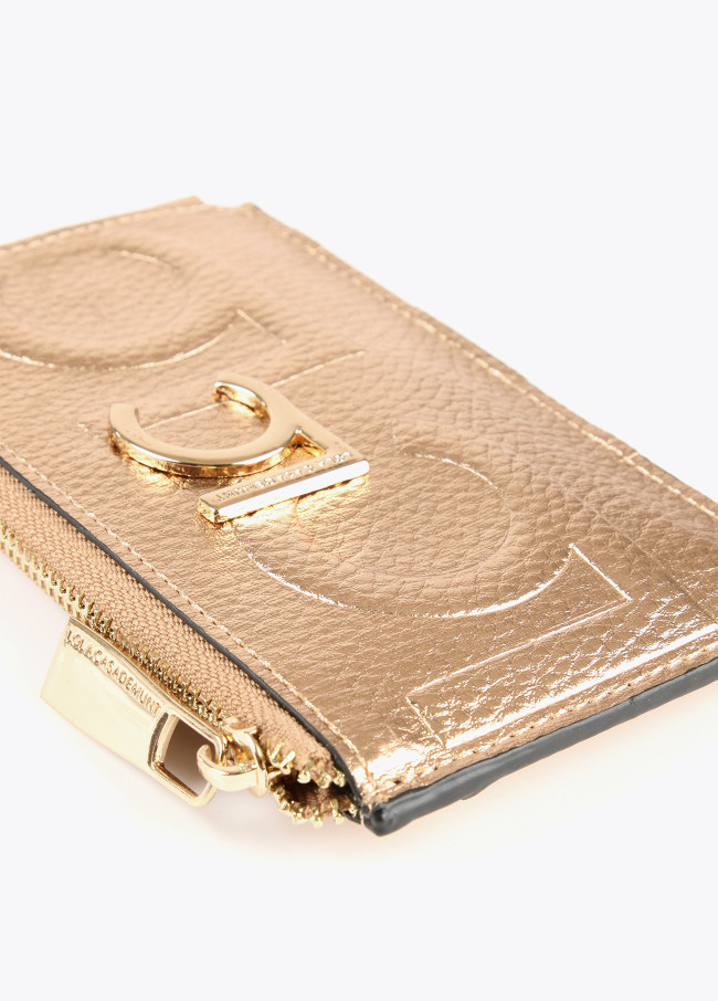 Metallic card holder