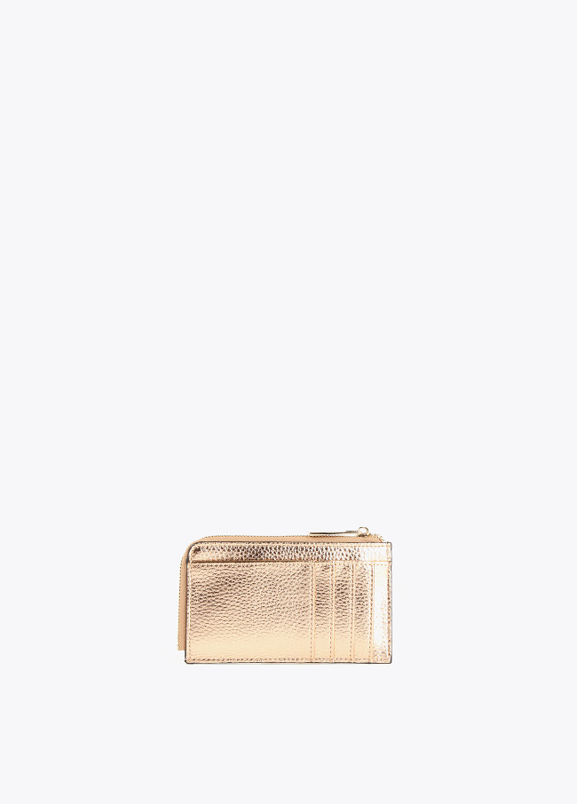 Metallic card holder