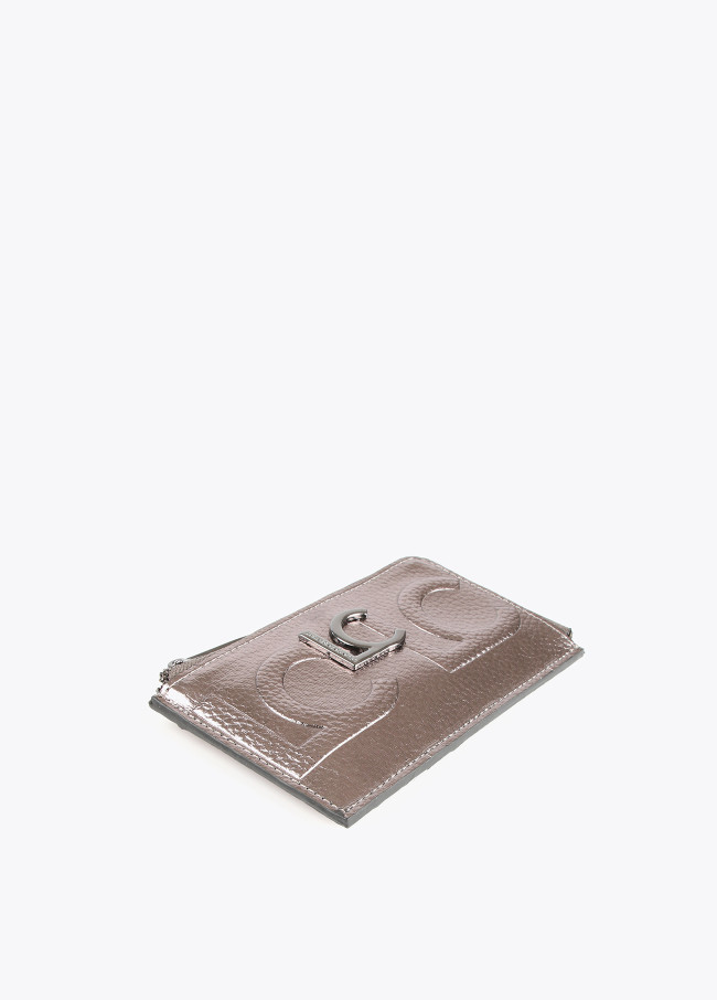 Metallic card holder