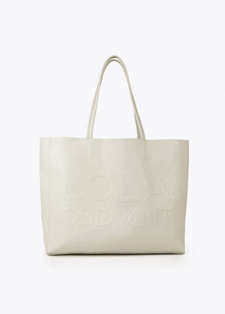 Mala tote bag com logótipo em relevo
