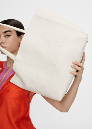 Sac cabas avec logo en relief