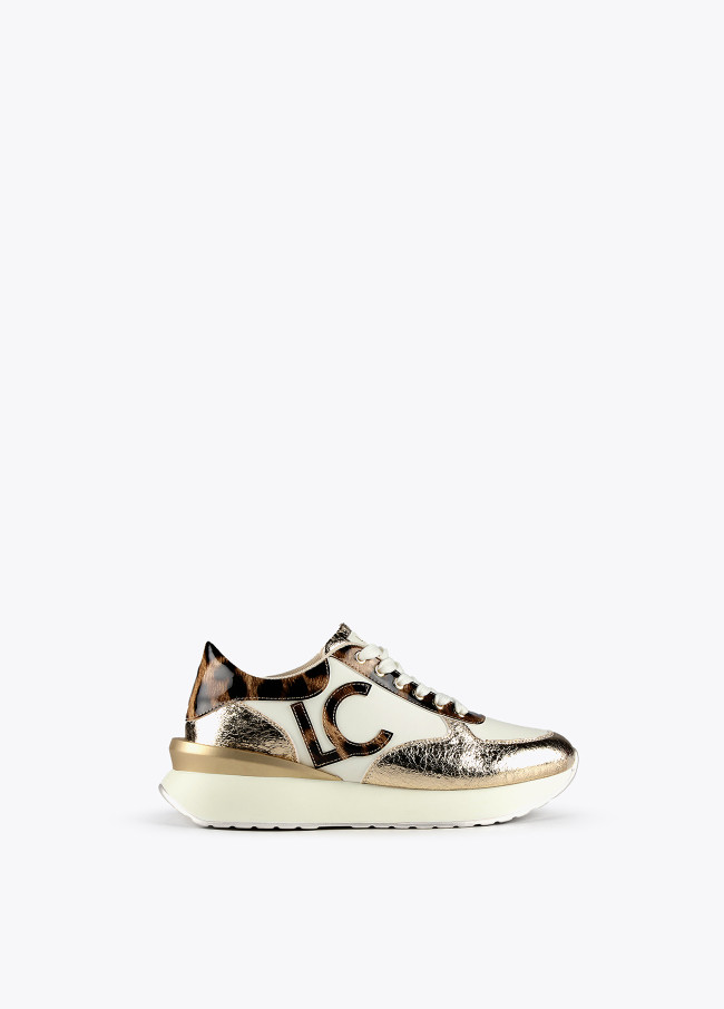 Sneaker dettagli stampa animalier