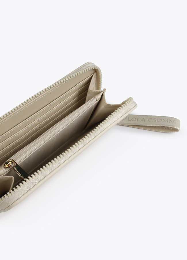 Large raised logo wallet