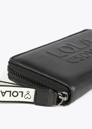 Portafogli grande logo con rilievo