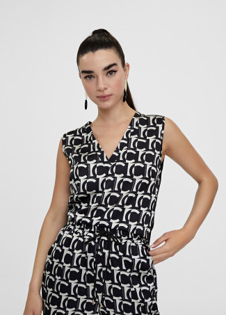 Top fluido monograma