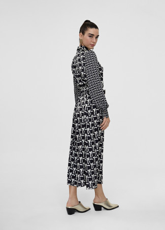 Robe chemisier monogramme