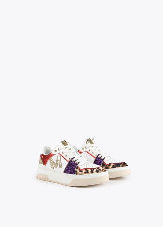 Sneaker mit Animal Print
