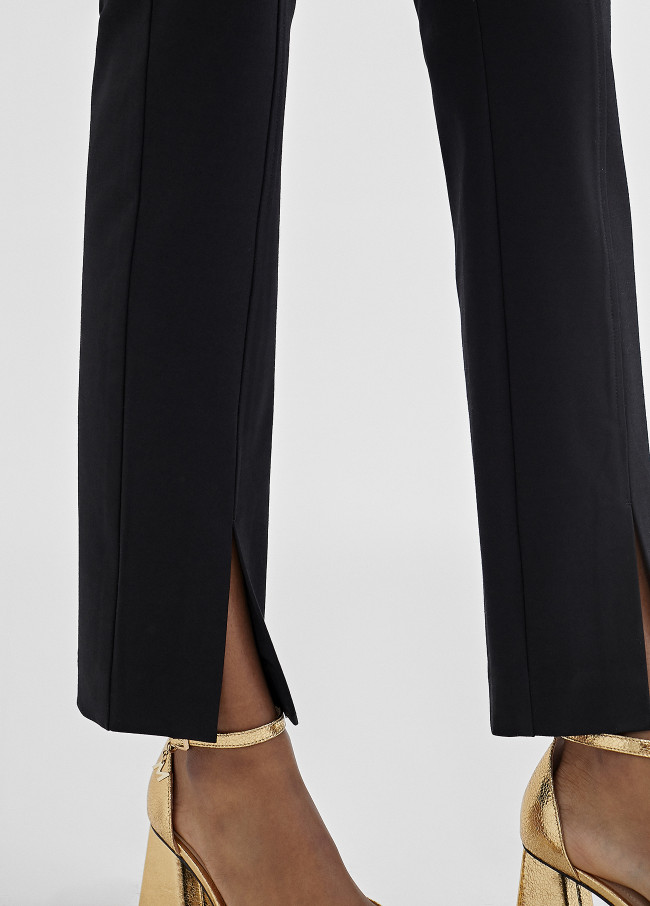 Split Hem Skinny Trousers