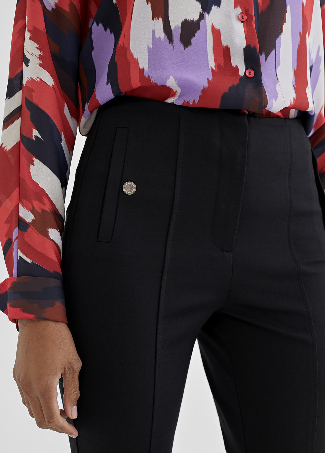 Skinny Hose mit Schlitzen