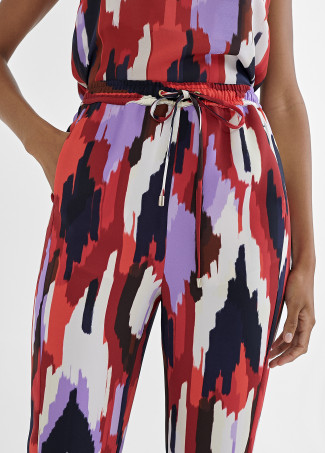 Calças jogger com estampado